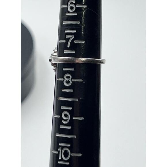 Designer‎ 925 Sterling Silver 14K
Yellow Gold Blue Diamond Two Tone Ring Sz 7.5 - Picture 11 of 16